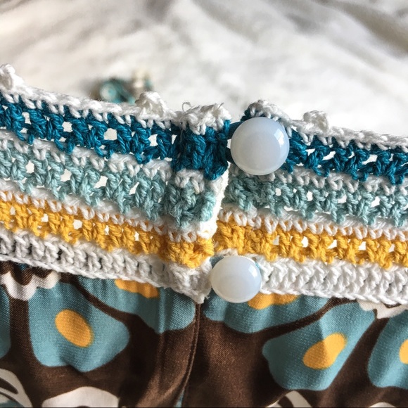 {NICOLE} Festival Top with Crochet Neckline Detail - Picture 5 of 8